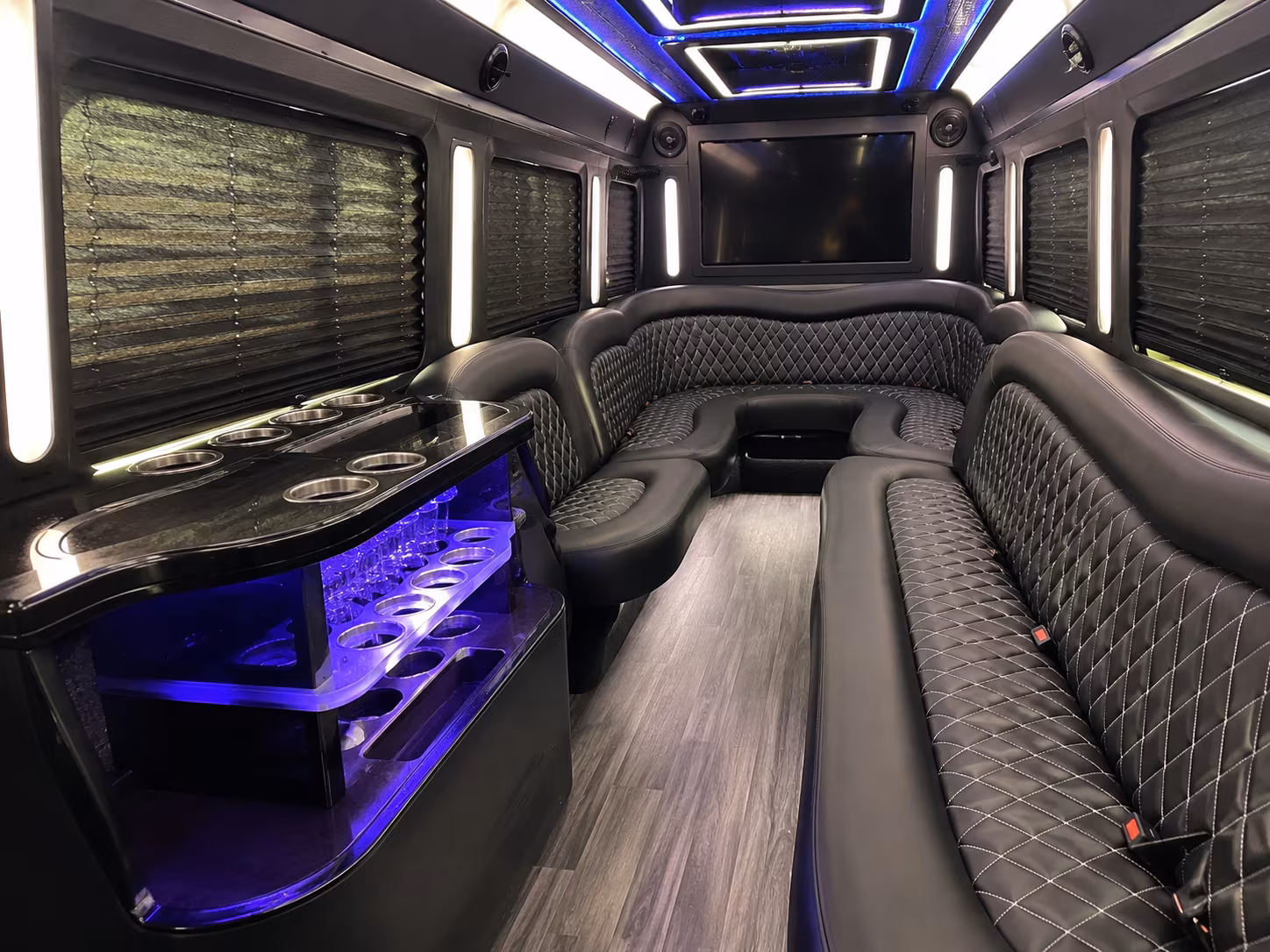 Minibus interior