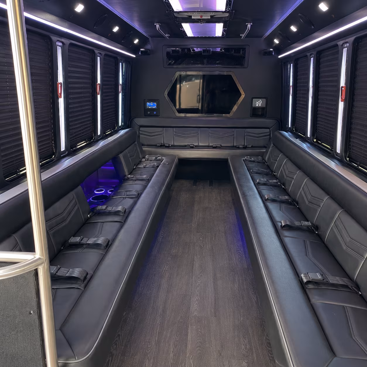 Minibus interior