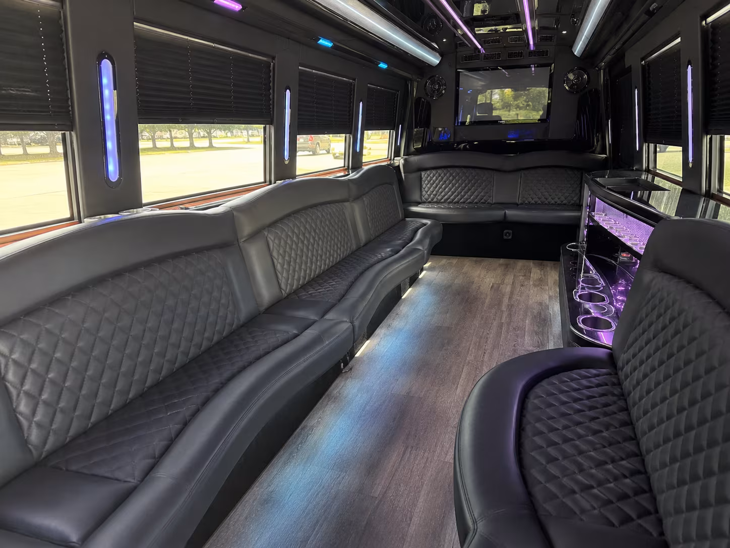 Minibus interior