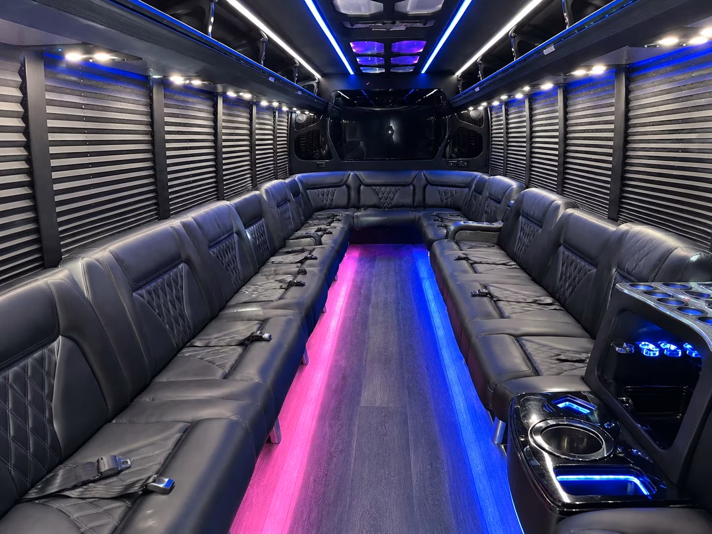 Minibus interior