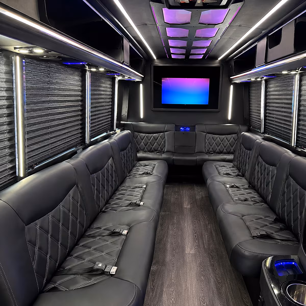 Minibus interior