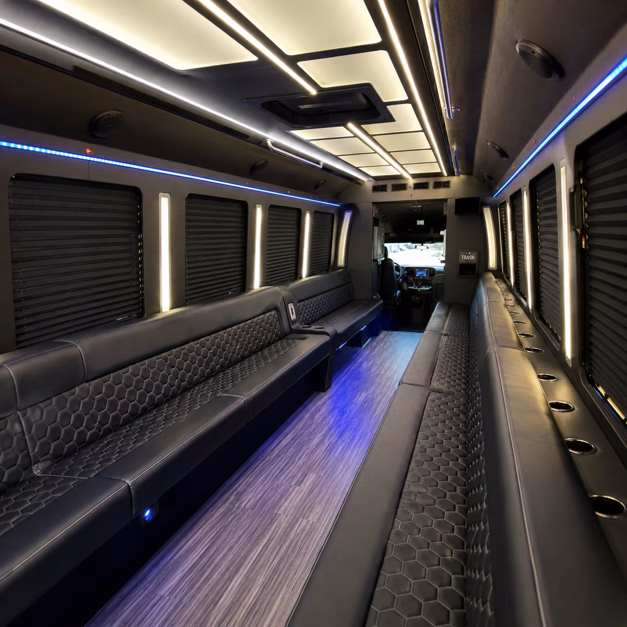 The Bronx Bachelor & Bachelorette Transportation onboard seating