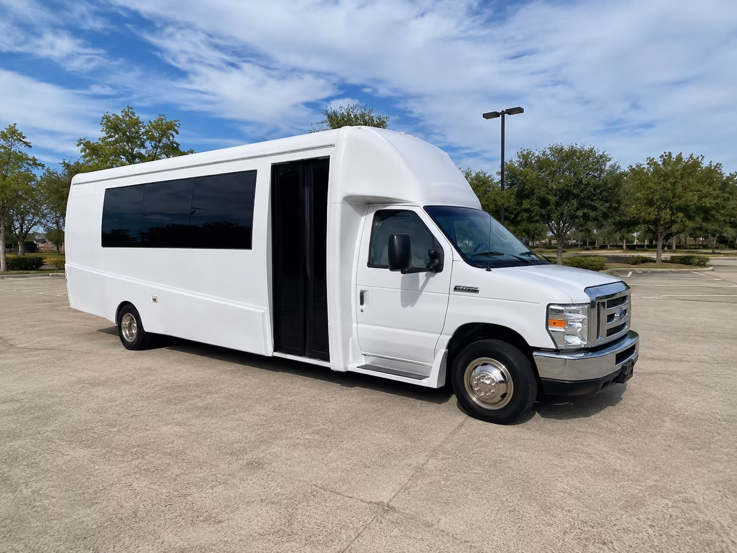 The Bronx Prom & Homecoming Transportation party bus interior