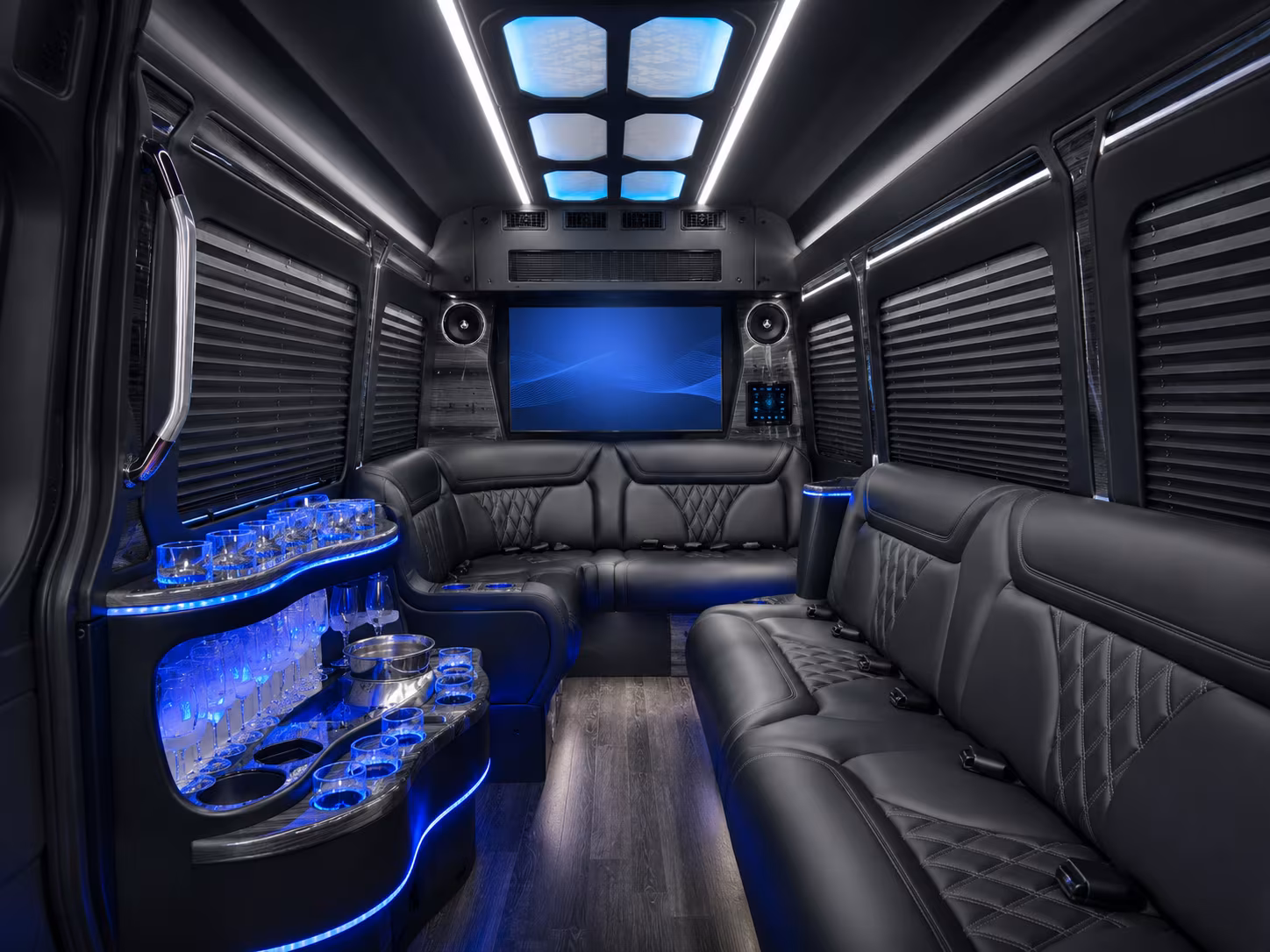The Bronx the bronx corporate event party bus rental party bus exterior