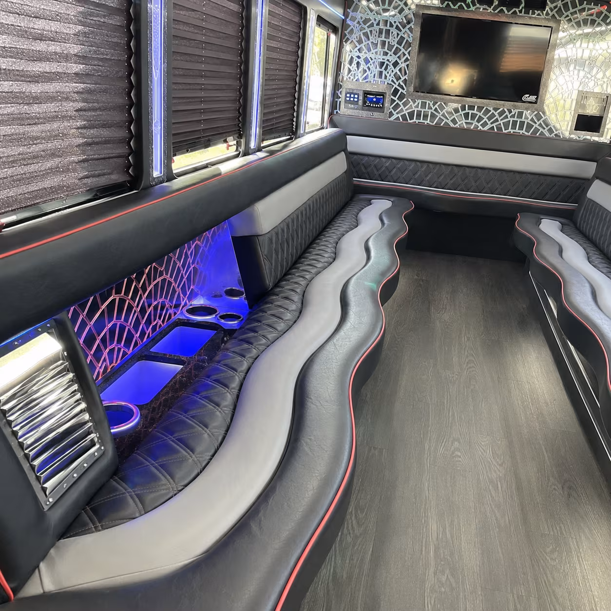 The Bronx the bronx private event party bus rental party bus exterior