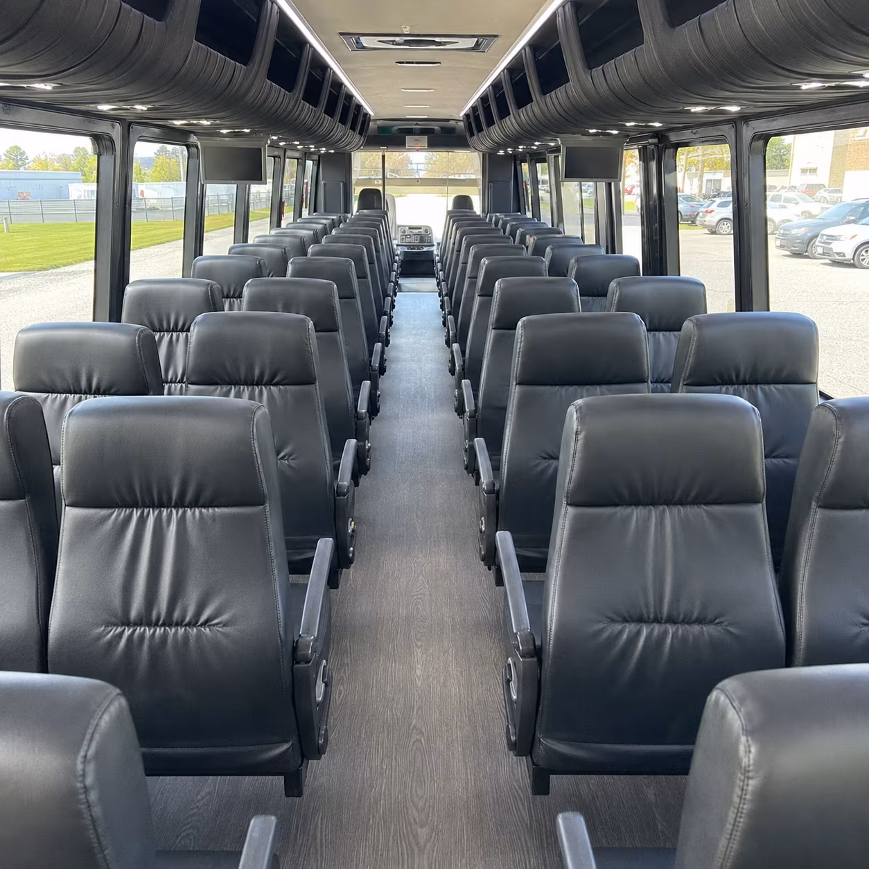 The Bronx the bronx school event bus rental party bus exterior