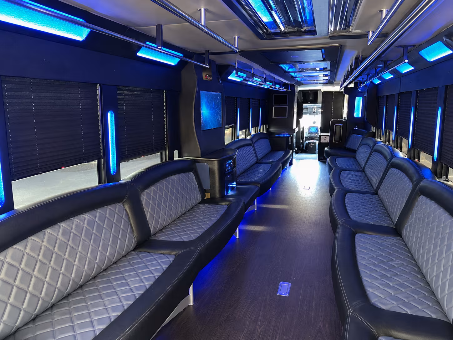 The Bronx Wedding Transportation onboard seating