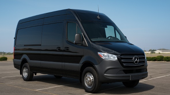 Exterior of Charter Bus Company New Rochelle's 15 Passenger Party Bus in New Rochelle