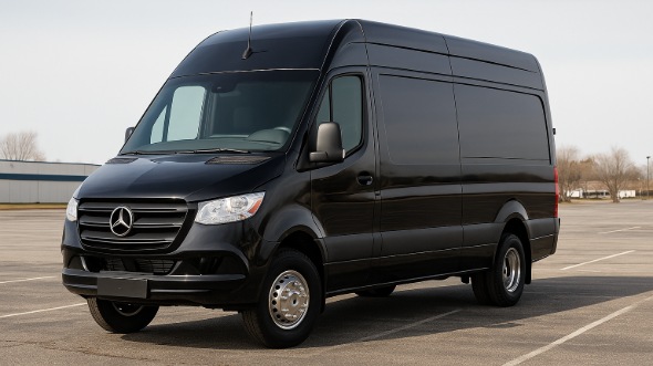 Exterior of Charter Bus Company New Rochelle's 18 Passenger Party Bus in New Rochelle
