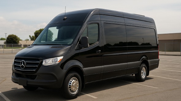 Exterior of Charter Bus Company Passaic's 18 Passenger Party Bus in Passaic