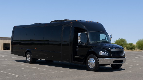 Exterior of Charter Bus Company Clifton's 25 Passenger Party Bus in Clifton