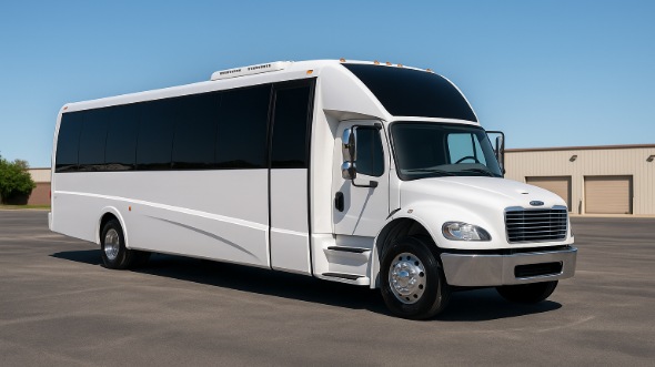 Exterior of Charter Bus Company Clifton's 28 Passenger Party Bus in Clifton
