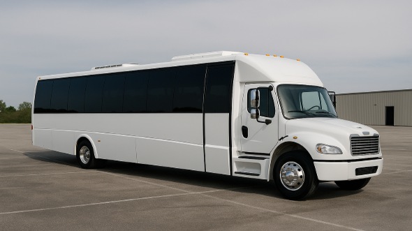 Exterior of The Bronx Party Bus Company's 28 Passenger Party Bus in The Bronx