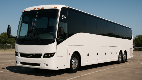Exterior of Charter Bus Company The Bronx's 45 Passenger Charter Bus in The Bronx