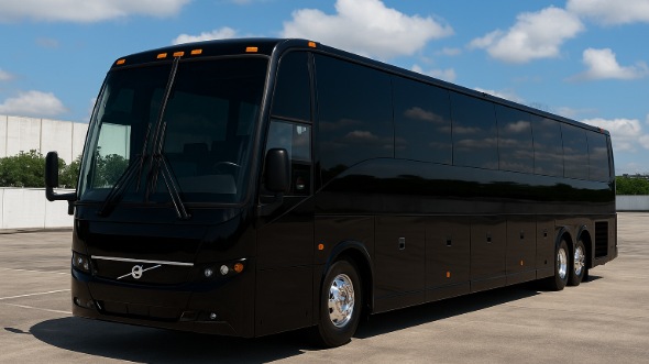 Exterior of Charter Bus Company Mount Vernon's 50 Passenger Party Bus in Mount Vernon