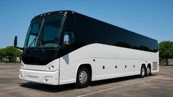 Exterior of Charter Bus Company The Bronx's 51 Passenger Charter Bus in The Bronx