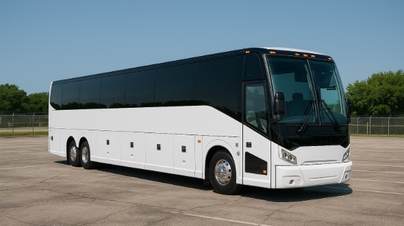 Exterior of Charter Bus Company The Bronx's 54 Passenger Charter Bus in The Bronx